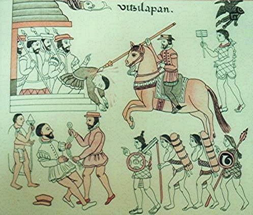Lienzo de Tlaxcala: captura de Narváez